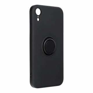 Silicone RING Case pouzdro 3v1 pro Apple iPhone Xr černé