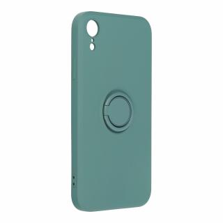 Silicone RING Case pouzdro 3v1 pro Apple iPhone Xr zelené