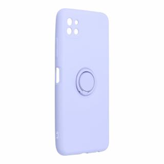 Silicone RING Case pouzdro 3v1 pro Samsung Galaxy A22 5G violet