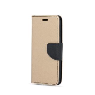 Smart Book pouzdro Samsung Galaxy A42 5G zlatá / černá (FAN EDITION)