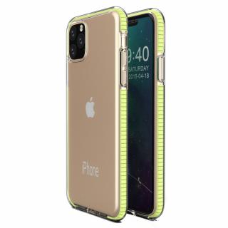 Spring Case TPU pouzdro pro Apple iPhone 11 PRO clear / yellow