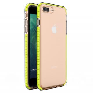 Spring Case TPU pouzdro pro Apple iPhone 7+ / 8+ (5,5 ) clear / yellow