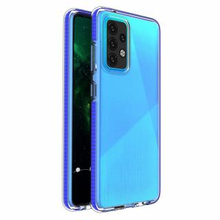 Spring Case TPU pouzdro pro Samsung Galaxy A52 4G/5G, A52s 5G clear / blue