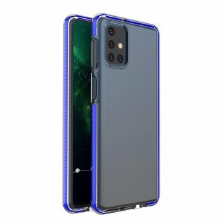 Spring Case TPU pouzdro pro Samsung Galaxy M31s clear / blue