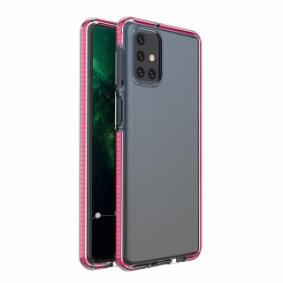 Spring Case TPU pouzdro pro Samsung Galaxy M31s clear / pink