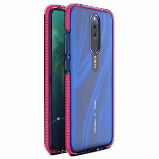 Spring Case TPU pouzdro pro Xiaomi RedMi 8A / RedMi 8 clear / pink