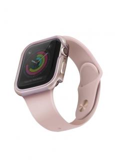 UNIQ Valencia pouzdro / kryt k Apple Watch 4/5/6/SE 44mm růžový