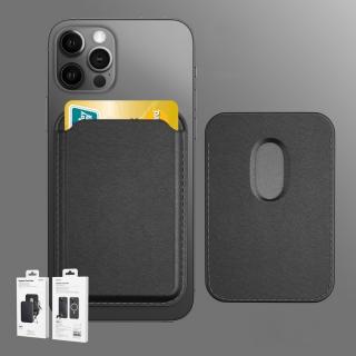 WK Design WPC-009 magnetické pouzdro na kreditní kartu / magsafe - černé