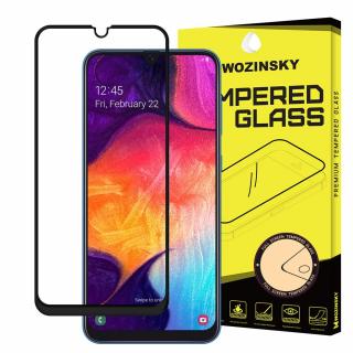 Wozinsky Full Glue tvrzené sklo Samsung A30 / A50 černé 7426825364357