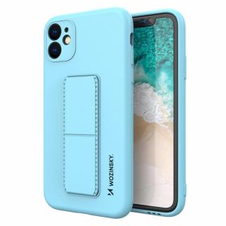 Wozinsky Kickstand Case pouzdro / kryt s opěrkou 3v1 pro Apple iPhone 11 light blue