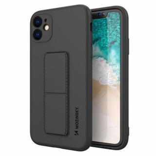 Wozinsky Kickstand Case pouzdro / kryt s opěrkou 3v1 pro Apple iPhone 12 (6,1 ) black