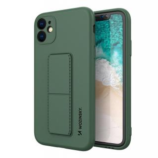Wozinsky Kickstand Case pouzdro / kryt s opěrkou 3v1 pro Apple iPhone 12 (6,1 ) green