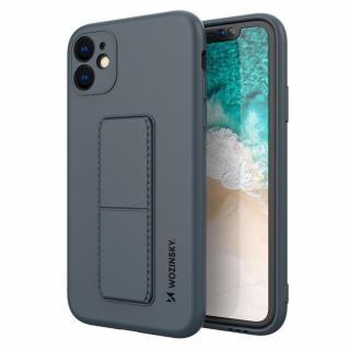 Wozinsky Kickstand Case pouzdro / kryt s opěrkou 3v1 pro Apple iPhone 12 (6,1 ) navy blue