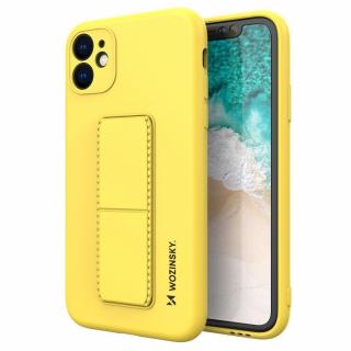 Wozinsky Kickstand Case pouzdro / kryt s opěrkou 3v1 pro Apple iPhone 12 Mini (5,4 )yellow