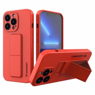 Wozinsky Kickstand Case pouzdro / kryt s opěrkou 3v1 pro Apple iPhone 12 PRO (6,1 ) red