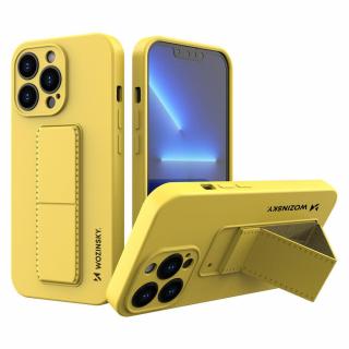 Wozinsky Kickstand Case pouzdro / kryt s opěrkou 3v1 pro Apple iPhone 13 PRO (6,1 ) yellow