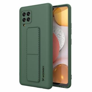 Wozinsky Kickstand Case pouzdro / kryt s opěrkou 3v1 pro Samsung Galaxy A22 4G dark green