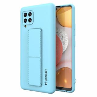 Wozinsky Kickstand Case pouzdro / kryt s opěrkou 3v1 pro Samsung Galaxy A22 4G light blue