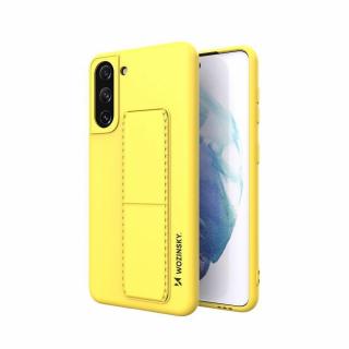 Wozinsky Kickstand Case pouzdro / kryt s opěrkou 3v1 pro Samsung Galaxy S21 (5G) yellow