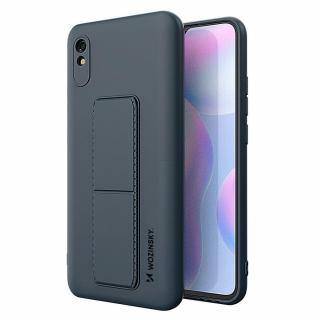 Wozinsky Kickstand Case pouzdro / kryt s opěrkou 3v1 pro Xiaomi RedMi 9A / 9AT navy blue