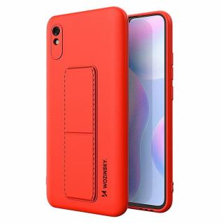 Wozinsky Kickstand Case pouzdro / kryt s opěrkou 3v1 pro Xiaomi RedMi 9A / 9AT red
