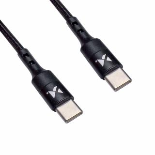 Wozinsky WUC-PD-CC1B kabel USB-C PD / USB-C PD / 1m / 18W černý