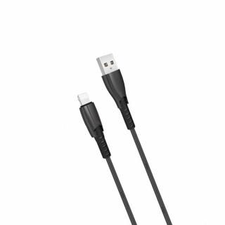 XO NB135 USB kabel - iPhone lightning 1m / 2,4A černý
