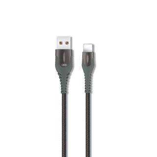 XO NB138 USB kabel - iPhone lightning 1m / 2,4A zelený
