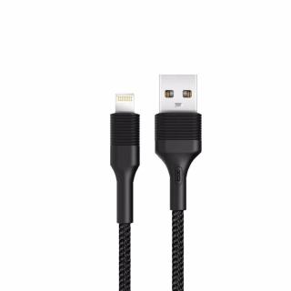 XO NB51 USB kabel - iPhone lightning 1m / 2,1A černý