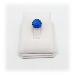 Brož Pecka Swarovski® Capri Blue