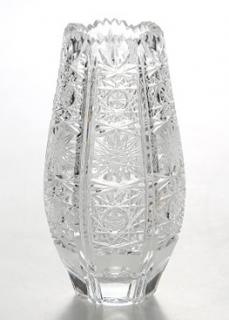 Křišťálová váza brus 25,5 cm 40016