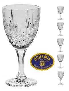 Křišťálové sklenice na víno 380ml  Bohemia Crystal, 6ks