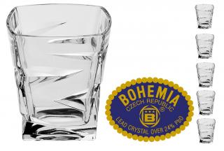 Křišťálové sklenice na whisky 300ml  Bohemia Crystal, 6ks