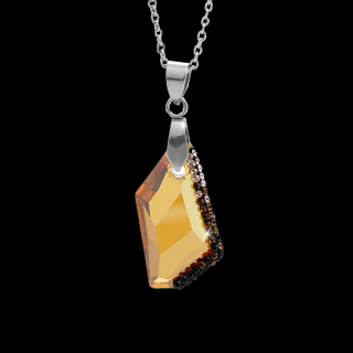 Náhrdelník Krystal Swarovski® Topaz 24 mm