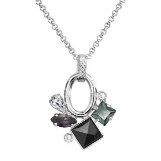 Náhrdelník Luxury Navety s kameny Swarovski® Black Diamond