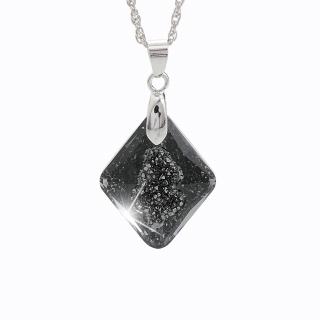 Náhrdelník s kameny Swarovski® Black Diamond