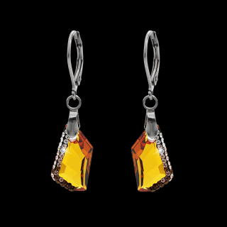 Náušnice Krystal Swarovski® Topaz