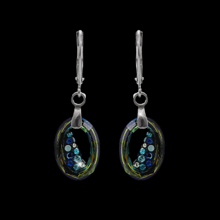 Náušnice Óčko Swarovski® Bermuda Blue