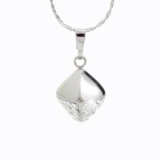Ocelový náhrdelník Cube Swarovski® Crystal
