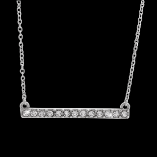 Ocelový náhrdelník Line Swarovski® Crystal