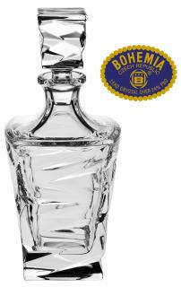 Skleněná láhev 750ml - křišťálové sklo Bohemia Crystal