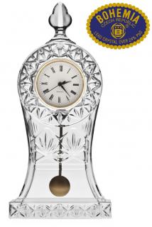 Skleněné hodiny kyvadlové 30,5cm - křišťálové sklo Bohemia Crystal