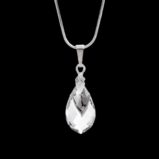 Stříbrný náhrdelník křišťál Swarovki