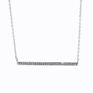 Stříbrný náhrdelník Linka Swarovski crystal