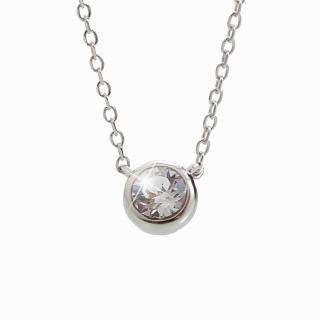 Stříbrný náhrdelník Šatonek Swarovski crystal