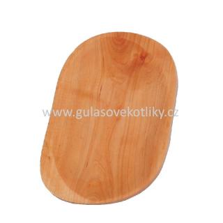 velký dřevěný talíř olše (svelký ervírovací dřevěný talíř olše)