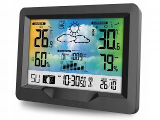 Meteostanica s displejom BD-901 čierna