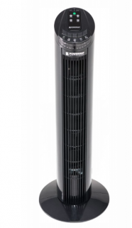 Vežový ventilátor Powermat Black Tower,75