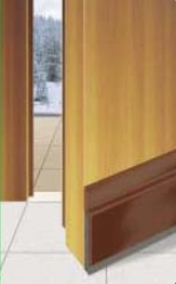 Samolepící těsnící lišta dveří s filcem BÍLÁ 1m (TEXIM staff těsnící lišta na dveře bílá 1 metr)