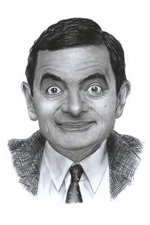 Rowan Atkinson - reprodukce kresby